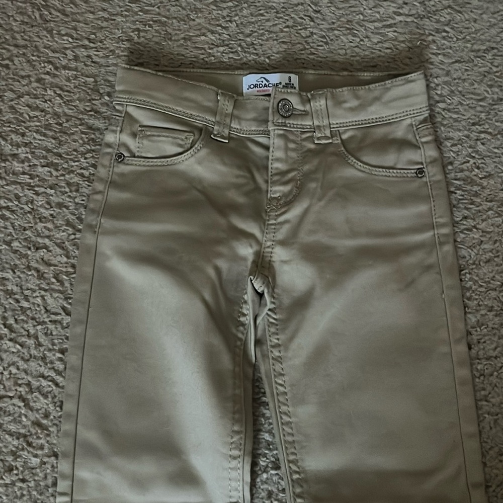 Jordache skinny khaki pants (girls)